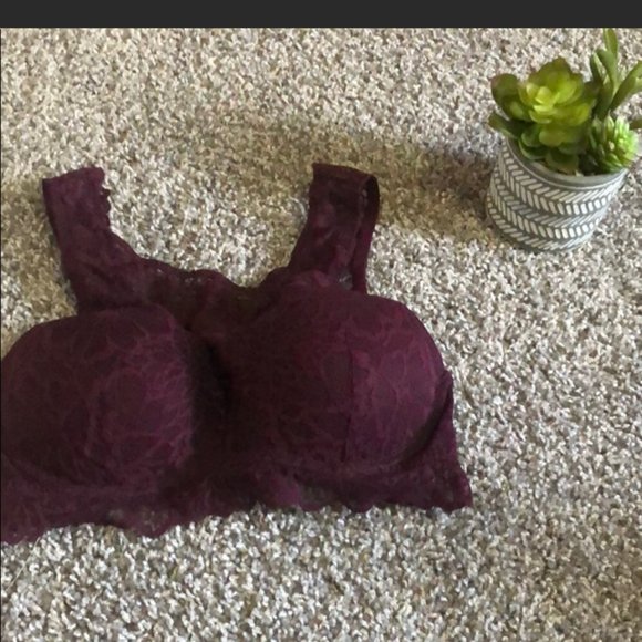 PINK Victoria's Secret Other - pink Victoria secrete burgundy lace halter bra